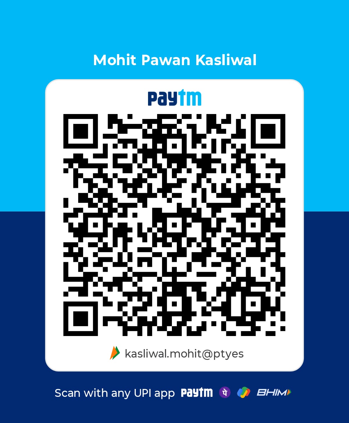 UPI QR Code - Scan to donate